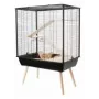 ZOLUX Neo Cozy Large Rodents H80 schwarz — Metall-/Kunststoffkäfig für Ratten und Mäuse, H 80 cm, B 78 cm, T 48 cm