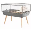 Nagerkäfig ZOLUX Neo Nigha H36 mit 2 Ebenen, Kunststoffboden, 780×480×360 mm, grau