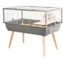 Nagerkäfig ZOLUX Neo Nigha H36 mit 2 Ebenen, Kunststoffboden, 780×480×360 mm, grau