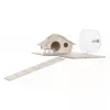 Käfig für Nagetiere ZOLUX Neo Nigha small H36 schwarz, Holz, B780×T360×H480 mm, Laufrad enthalten