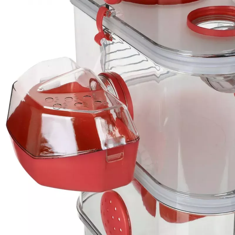 Nagarium ZOLUX Rody3 Trio — Kleintiergehege, Metall/Kunststoff, 410×270×530 mm, 3 kg, inkl. Laufrad