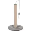 Zolux Katzenkratzbaum-Säule mit Spielzeug, 63 cm, grau
