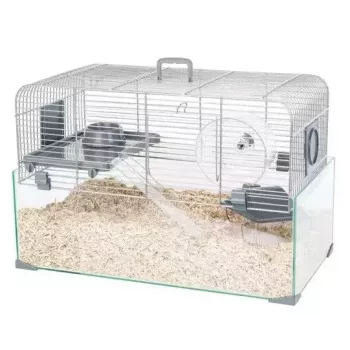 Käfig ZOLUX Panas Colour 50 Grau — Kleintierhabitat, kompakt 50×29×35 cm