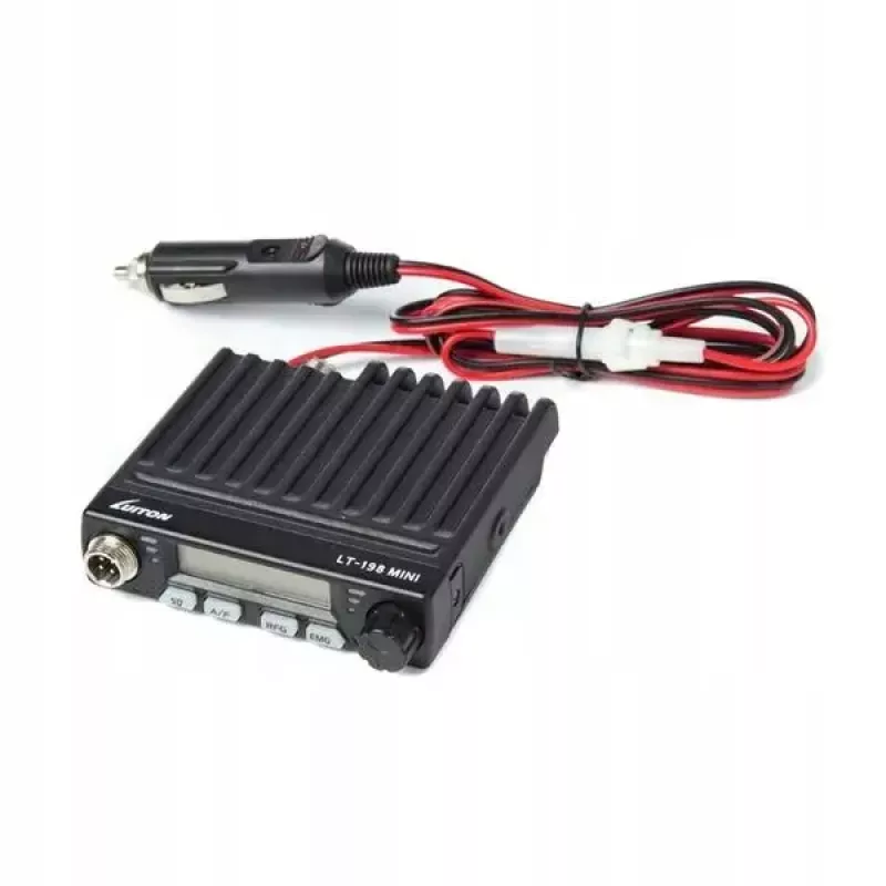 Auto-CB-Funkgerät Luiton LT-198, 40 AM/FM-Kanäle, 4 W, 12–24 V, schwarz, Zigarettenanzünderstecker