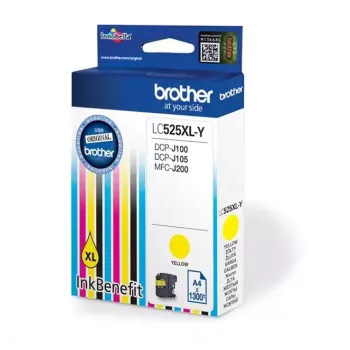 Brother LC525XL-Y Tintenpatrone Original Extra (Super) High Yield Gelb