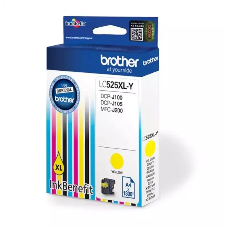 Brother LC525XL-Y Tintenpatrone Original Extra (Super) High Yield Gelb