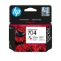 HP 704 Tri-color Original Ink Advantage Patrone, Cyan, Magenta, Gelb, 1 Stk., 200 Seiten