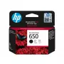 HP 650 Schwarz Original Ink Advantage Tintenpatrone, Schwarz, 1 Stk., 360 Seiten