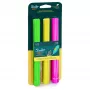 3Doodler kompostierbares 3D-Druck-Filament-Set 75 Stück — grün, pink, gelb, Neon-Glow, 65 °C Schmelzpunkt
