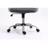 Drehstuhl ActiveJet YK01 — gepolsterter Stoffsitz, Netz-Rückenlehne, grau, höhenverstellbar 46–56 cm