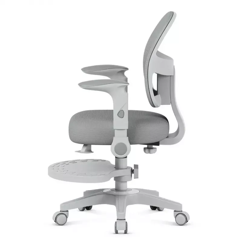 Drehstuhl mark adler Junior 5.0 — ergonomische Netzrückenlehne, Schaumstoffsitz, höhenverstellbar 42–54 cm, grau