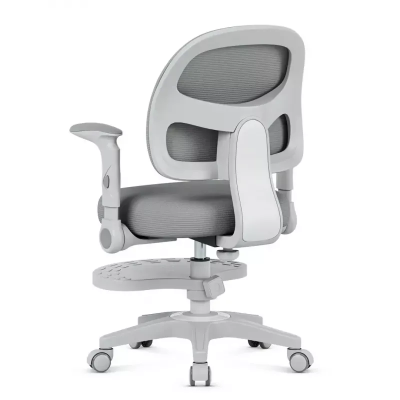Drehstuhl mark adler Junior 5.0 — ergonomische Netzrückenlehne, Schaumstoffsitz, höhenverstellbar 42–54 cm, grau