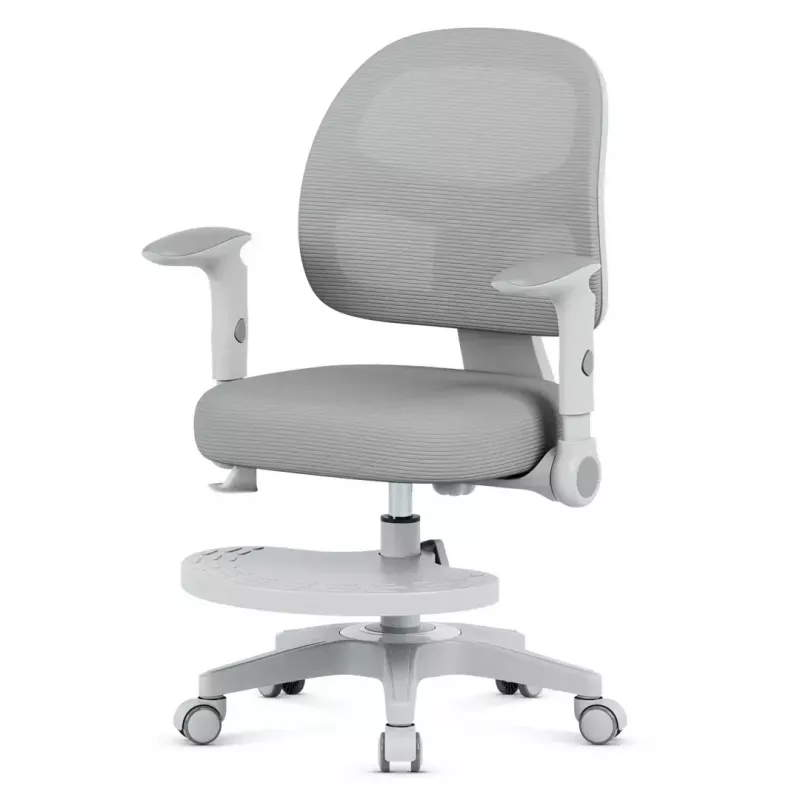 Drehstuhl mark adler Junior 5.0 — ergonomische Netzrückenlehne, Schaumstoffsitz, höhenverstellbar 42–54 cm, grau