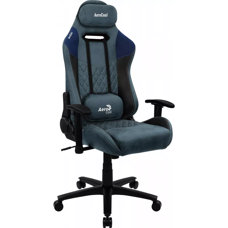 Aerocool DUKE AeroSuede Universal Gaming-Stuhl Schwarz, Blau