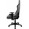 Gaming-Stuhl AEROCOOL DUKE AeroSuede Schwarz/Grau – 2D-Armlehnen, Butterfly-Mechanismus, max. Nutzergewicht 150 kg