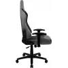Gaming-Stuhl AEROCOOL DUKE AeroSuede Schwarz/Grau – 2D-Armlehnen, Butterfly-Mechanismus, max. Nutzergewicht 150 kg
