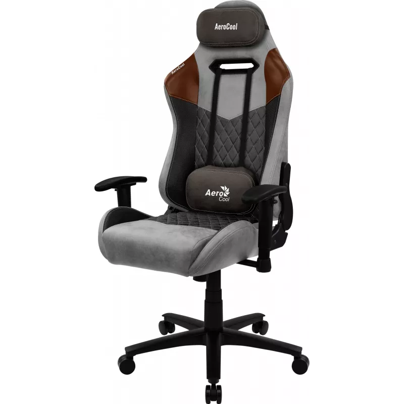 Aerocool DUKE AeroSuede Universal-Gaming-Stuhl Schwarz, Braun, Grau