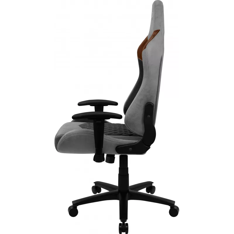 Aerocool DUKE AeroSuede Universal-Gaming-Stuhl Schwarz, Braun, Grau