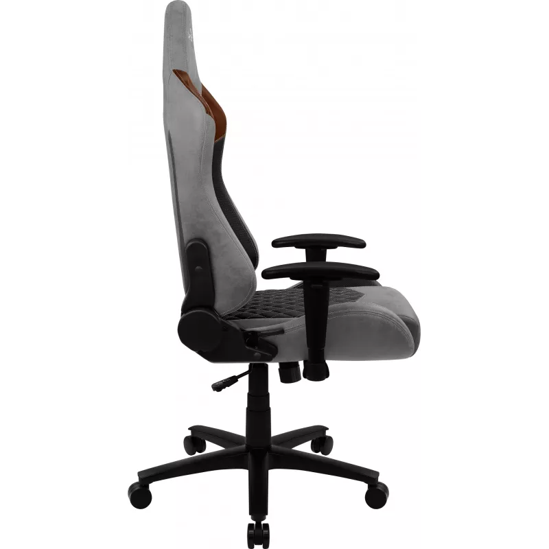 Aerocool DUKE AeroSuede Universal-Gaming-Stuhl Schwarz, Braun, Grau