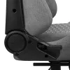 Aerocool ROYALASHGR Premium Ergonomic Gaming Chair Legrest Aeroweave Technology Grau