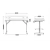 Gaming-Stuhl huzaro Hero 2.6 White – ergonomischer, höhenverstellbarer High-Back-Drehsessel mit Getränkehalter und Kopfhörerhaken