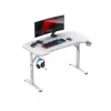 Gaming-Stuhl huzaro Hero 2.6 White – ergonomischer, höhenverstellbarer High-Back-Drehsessel mit Getränkehalter und Kopfhörerhaken