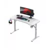 Gaming-Stuhl huzaro Hero 2.6 White – ergonomischer, höhenverstellbarer High-Back-Drehsessel mit Getränkehalter und Kopfhörerhaken