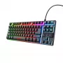 Trust GXT 833 Thado Tastatur Gaming USB Niederländisch Schwarz, Silber