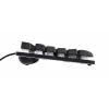 Trust GXT 833 Thado Tastatur Gaming USB Niederländisch Schwarz, Silber