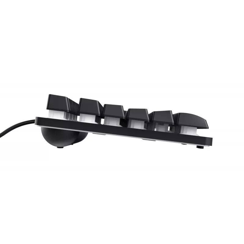 Trust GXT 833 Thado Tastatur Gaming USB Niederländisch Schwarz, Silber