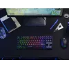 Trust GXT 833 Thado Tastatur Gaming USB Niederländisch Schwarz, Silber