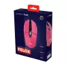 Trust GXT 109P FELOX Maus Gaming beidhändig USB Typ-A 6400 DPI