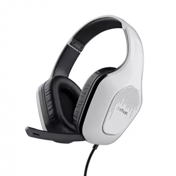 Trust GXT 415W Zirox Headset Kabelgebunden Head-band Gaming Weiß