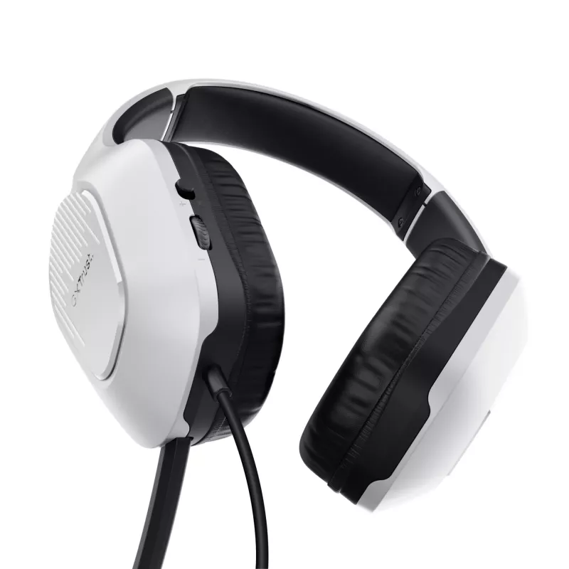 Trust GXT 415W Zirox Headset Kabelgebunden Head-band Gaming Weiß