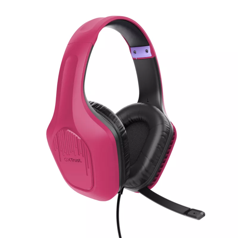 Trust GXT 415P Zirox Headset Kabelgebundener Kopfhörerbügel Gaming Pink