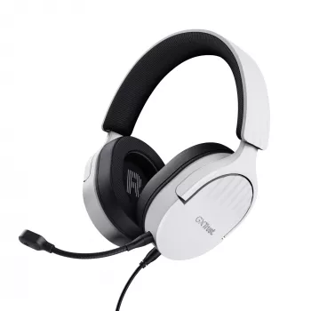 Trust GXT 489W FAYZO Headset kabelgebunden Kopfband Gaming Schwarz, Weiß