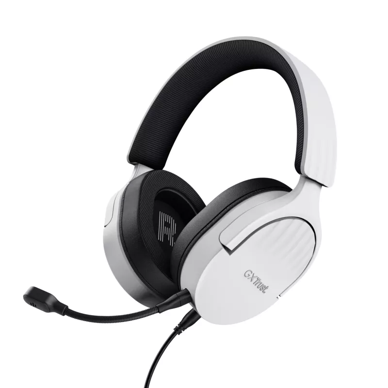 Trust GXT 489W FAYZO Headset kabelgebunden Kopfband Gaming Schwarz, Weiß
