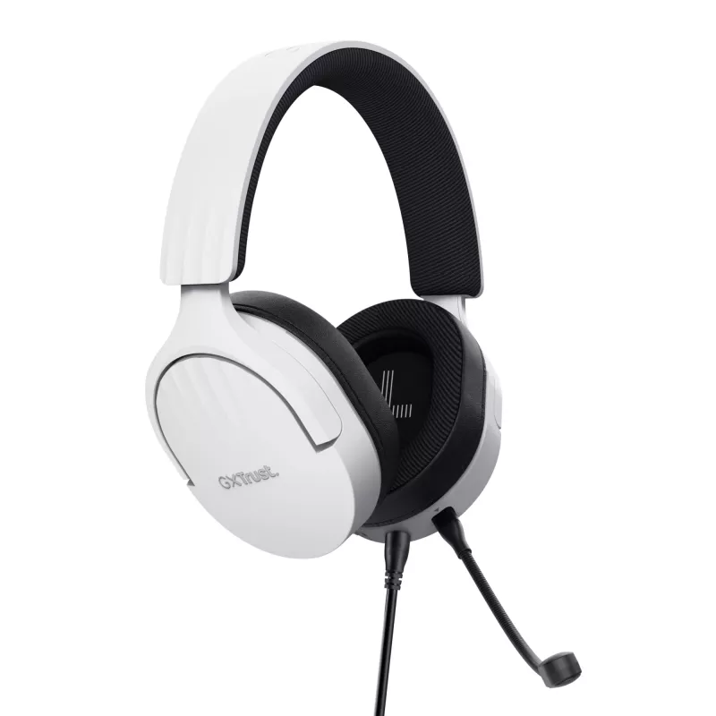 Trust GXT 489W FAYZO Headset kabelgebunden Kopfband Gaming Schwarz, Weiß