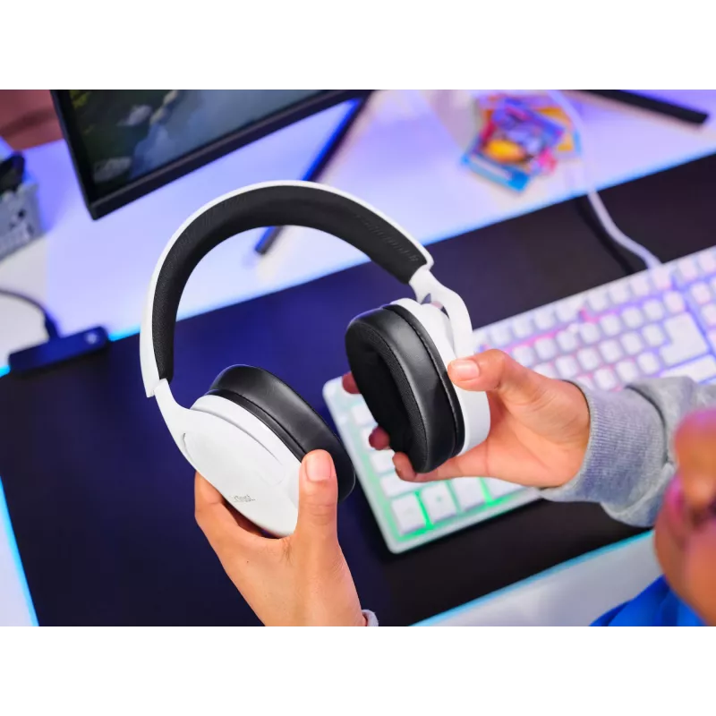 Trust GXT 489W FAYZO Headset kabelgebunden Kopfband Gaming Schwarz, Weiß