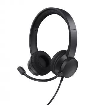Trust Ayda Headset Wired Head-band Calls/Music USB Type-A Schwarz