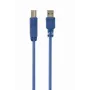 GEMBIRD USB 3.0 Kabel A-Stecker auf B-Stecker 3 m – Blau