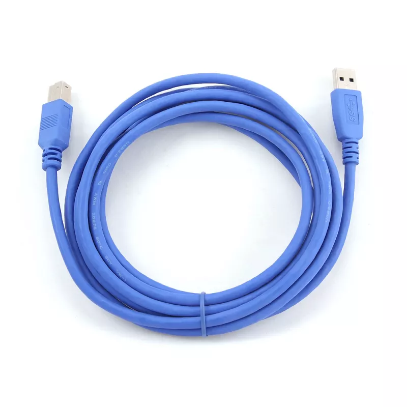 GEMBIRD USB 3.0 Kabel A-Stecker auf B-Stecker 3 m – Blau