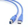 GEMBIRD USB 3.0 Kabel A-Stecker auf B-Stecker 3 m – Blau