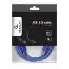 GEMBIRD USB 3.0 Kabel A-Stecker auf B-Stecker 3 m – Blau