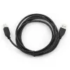 GEMBIRD USB 2.0 A-Stecker B-Stecker Kabel 2,0 m (6ft) – Schwarz/Bulk-Verpackung