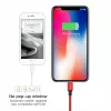 USB-A auf Lightning Kabel Baseus Yiven 1,8 m, 2 A Ausgang, rot, Mantel aus thermoplastischem Elastomer