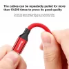 USB-A auf Lightning Kabel Baseus Yiven 1,8 m, 2 A Ausgang, rot, Mantel aus thermoplastischem Elastomer