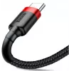 BASEUS Geflochtenes Cafule-Schnellladekabel - USB Typ-A auf Typ-C 2A - 2 m - Schwarz (Nylon)