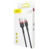 BASEUS Geflochtenes Cafule-Schnellladekabel - USB Typ-A auf Typ-C 2A - 2 m - Schwarz (Nylon)