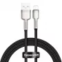 BASEUS Fast Charge Cafule Datenübertragungskabel - USB Typ-A auf Lightning - 480 Mbit/s (2,4 A PD) - 1 m - Schwarz